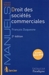 Droit des sociétés commerciales (2e édition)
