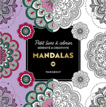 Livre de Coloriage Adultes Mandalas Anti-Stress : Le jardin nocturne:  Coloriage fleurs adulte sur fond noir