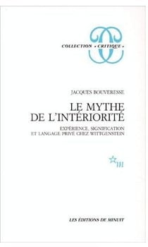Le mythe de l'intériorité - expérience, signification et langage privé che Wittgenstein
