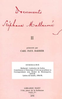 Documents Stéphane Mallarmé II