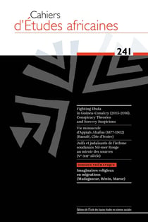 Cahiers d'études africaines n.241