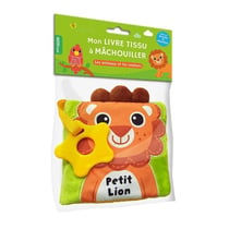Mon livre tissu à mâchouiller : petit lion