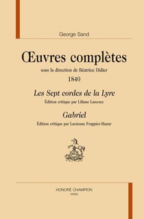Oeuvres complètes - 1840 - les sept cordes de la lyre - gabriel