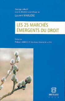 Les 25 marchés émergents du droit
