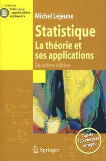 Statistique - la théorie et ses applications (2e édition)