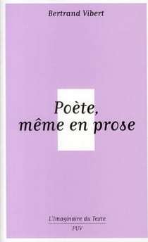 Poète, même en prose