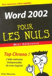 Word 2002 pour les nuls