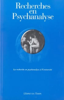 Recherche en psychanalyse 2004 n 1
