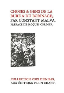 Choses et gens de la bure et du Borinage. Borins