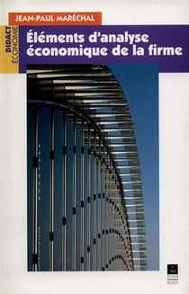 Éléments d'analyse économique de la firme