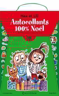 Max et lili - autocollants 100% noël