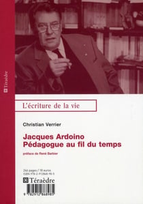 Jacques ardoino - pédagogue au fil du temps
