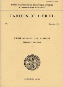 L'enseignement audio-visuel - théorie et pratique
