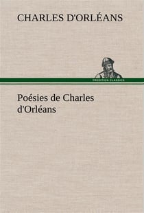 Poesies de charles d'orleans
