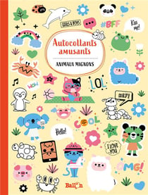 Autocollants amusants - animaux mignons