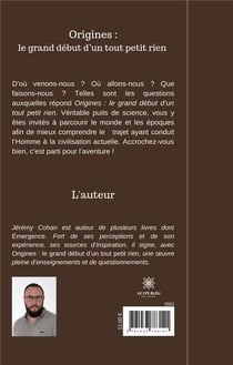 Origines : le grand début d'un tout petit rien