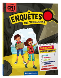 Cahier de vacances : Enquêtes en vacances - du CM1 au CM2