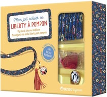 Mon joli collier en liberty à pompon