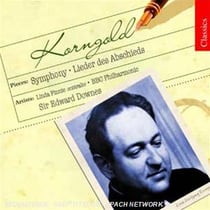 Erich Wolfgang Korngold Lieder Des Abshieds Op.14 - Symphonie Op.40 - CD