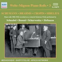 Piano Rolls : Schubert, Liszt, Rubinstein /Vol. 3