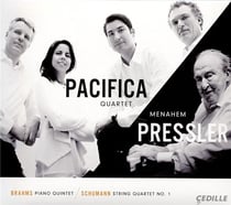 Brahms : quintette avec piano - Schumann : quatuor à cordes n° 1