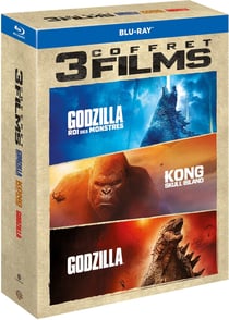 Godzilla + Godzilla : Roi des monstres + Kong : Skull Island