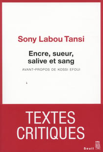 Encre, sueur, salive et sang
