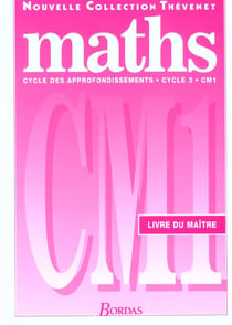 Maths cm1 livre du professeur 1996