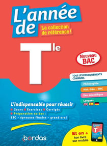 L'année de : tous les enseignements communs : terminale (édition 2021)
