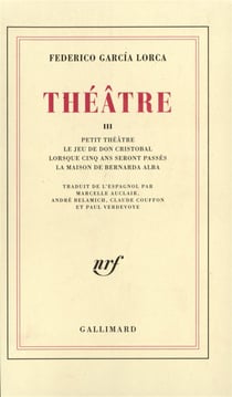 Théâtre Tome 1