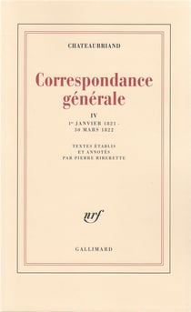 Correspondance générale t.4