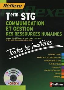 Réflexe Bac pro Tome 1 : communication et gestion des ressources humaines - terminale STG - toutes les matières