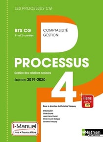 Processus 4 BTS CG 1ère et 2ème années (Les processus CG) Livre + licence élève - 2019