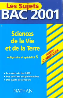 Sciences de la vie et de la terre s