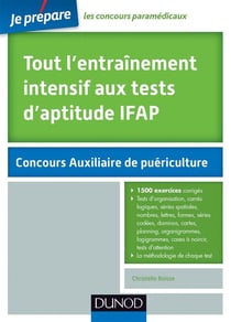 Je prépare - tout l'entraînement intensif aux tests d'aptitude ifap (2e édition)