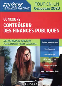 Concours contrôleur des finances publiques - tout-en-un (édition 2020)