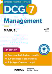 DCG 7 : Management - Manuel (3e édition)