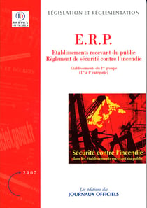 Établissements recevant du public - réglement de sécurité contre l'incendie - établissements du 1er groupe (1ère à 4ème catégorie brochure 1686)