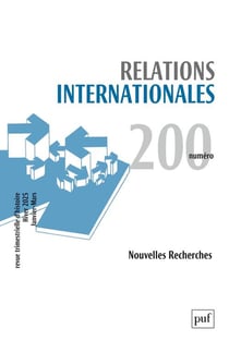 Relations internationales n.200 : Nouvelles recherches (édition 2025)