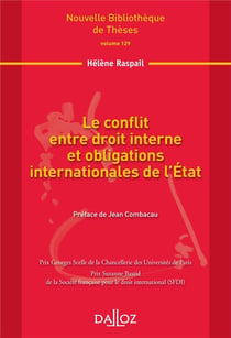 Le conflit entre droit interne et obligations internationales de l'Etat