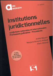 Institutions Juridictionnelles