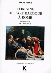 L' origine de l'art baroque a rome - tirage 2005