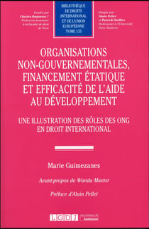Organisation non-gouvernementales, financement etatique et efficacité de l'aide au développement