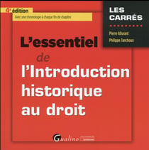L'essentiel de l'introduction historique au droit (4e édition)
