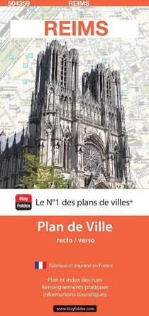 Reims : Plan de ville (édition 2024)