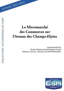 Le micromarche des commerces sur l avenue des champs elysees - gabrielle mangili professeur-correcte
