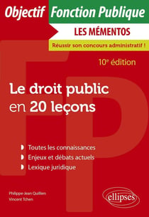 Le droit public en 20 leçons (10e édition)