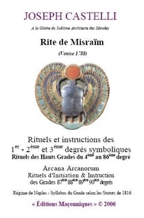 Rite de misraïm (venise 1788)