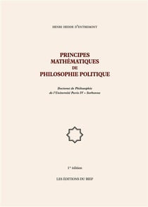Principes mathématiques de philosophie politique - doctorat de philosophie