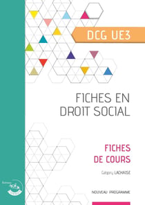 UE 3 : Droit social - DCG - Fiches de cours